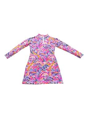 ibkul long sleeve dress IBKUL Women's Solid Long Sleeve Crew Neck Golf Dress